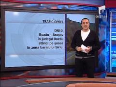 Trafic oprit pe  DN10 Buzau - Brasov
