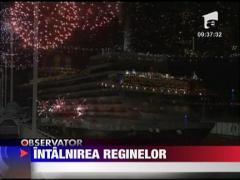 Cele mai mari vase de croaziera din lume s-au intalnit la New York