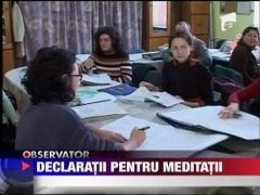 Declaratii pentru meditatii