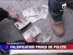 Falsificatori prinsi de politie