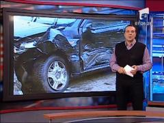 Un sofer din Dej nu s-a asigurat  si-a bagat un politist in spital