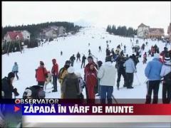 Zapada in varf de munte