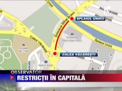 Restrictii de circulatie in Capitala