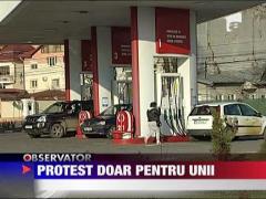 Protest in benzinarii doar pentru unii