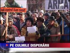 Militarii in rezerva, pe culmile disperarii
