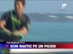 Schi nautic pe un picior