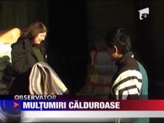 Familiile sinistrate din Bacau si Botosani va multumesc