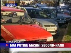 Blocaj pe piata autoturismelor second-hand