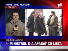 Scandalul pensiilor militare s-a mutat la Ministerul Apararii