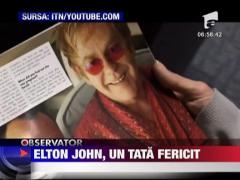 Elton John, un tata fericit
