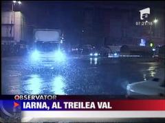Iarna a revenit in Romania
