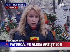 Cristian Paturca, inmormantat pe Aleea Artistilor