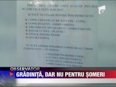 Ploiesti: Copiii cu parinti someri nu sunt primiti la gradinita