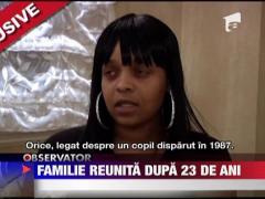 Familie reunita dupa 23 de ani