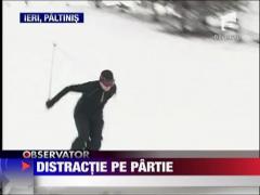 Surprize pentru turistii care aleg partiile din Paltinis