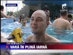 La Brasov e vara in plina iarna