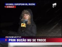 Prin Buzau nu se trece! Zapada a blocat totul