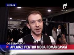 Aplauze la Berlin pentru moda romaneasca