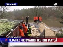 Fluviile Germaniei ies din matca