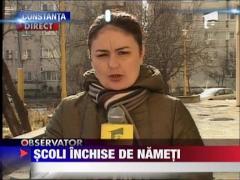 Scoli inchise din cauza nametilor