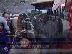 Tramvaiele nervilor! Bucurestenii, tinuti in frig