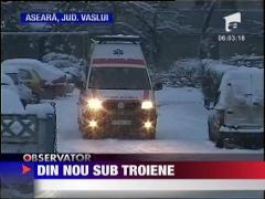 Romania, blocata sub nameti ‎