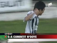 N'Doye s-a facut baiat cuminte si discret
