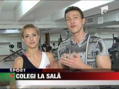 Luiza Bogdan si Costin Desliu, colegi la sala