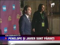 Penelope si Javier sunt parinti