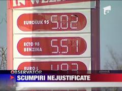 Scumpiri nejustificate la benzinarii
