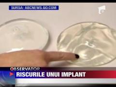 Implanturile mamare pot provoca o forma rara de cancer