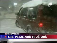 SUA, paralizata de o noua furtuna de zapada