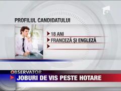 Joburi de vis peste hotare