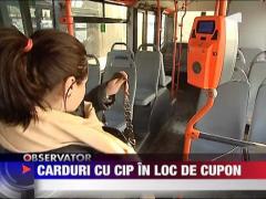 Carduri cu cip in loc de cupon