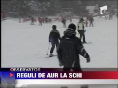Reguli pentru schiori