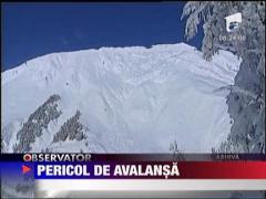 Pericol de avalanse in Bucegi si Fagaras