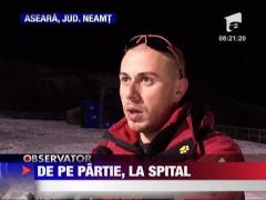 De pe partie, la spital