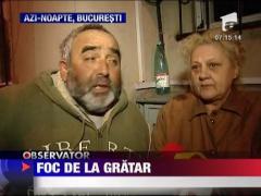 Incendiu din cauza unui gratar