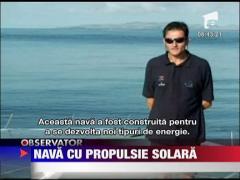 Nava cu propulsie solara in Galapagos