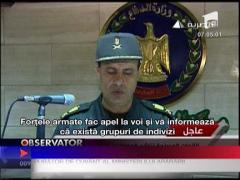 Prima noapte de acalmie in Egipt