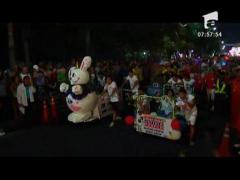 Cursa cu paturi in Thailanda