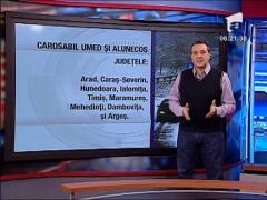 Carosabil umed si alunecos pe sosele din tara