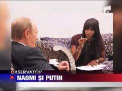 Naomi Campbell i-a luat interviu lui Putin