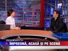 Cristina "Morena" si Tom Boxer, impreuna acasa si pe scena