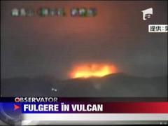 Fulgere in vulcan