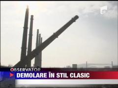 Au demolat un turn de 100 de m, cu picamerul