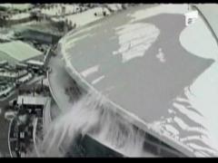 Loviti de zapada desprinsa de pe stadion