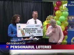 Si-a castigat pensia jucand la loterie