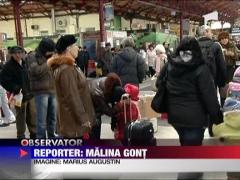 UPDATE / Trenuri "paralizate" de hoti