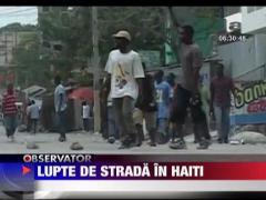Proteste cu focuri de arma si gaze lacrimogene in Haiti
